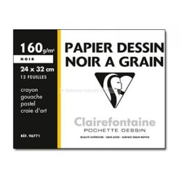 12 feuilles de papier  dessin clairefontaine etival color