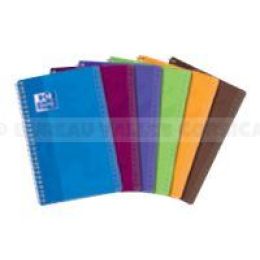 Cahier 90 x 140 petits carreaux 100 pages spirale oxford  school -