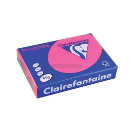 500 feuilles de papier rose fushia a4 80 g clairefontaine trophe