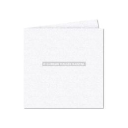 25 cartes pollen 135 x 135 mm blanc 210 g