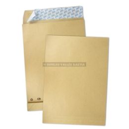 50 pochettes c4 229 x 324 mm kraft brun 120 g  soufflets auto-adhsives nf