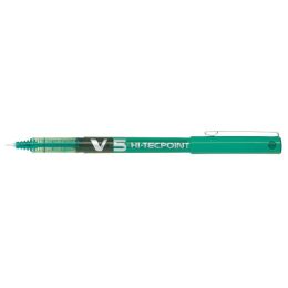 Stylo roller encre liquide pilot hitecpoint v5 vert 0,5 mm fine