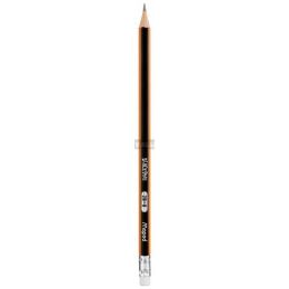 Crayon graphite 2b bout gomme maped black'peps