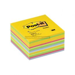 Postit cube ultra jaune, dco 76 x 76 mm