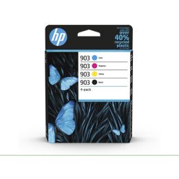 4 cartouches d'encre hp903 noir et couleurs