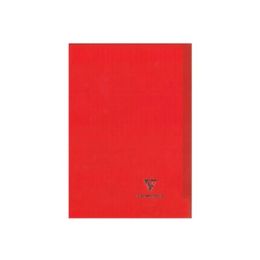 Cahier polypro a4 96 pages grands carreaux rouge