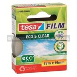 Adhsif 33 m x 19 mm cristal tesa boite eco logo