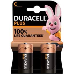 2 piles alcalines duracell c lr14