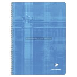 Cahier clairefontaine spiral format 24 x 32 cm 100 pages petits carreaux