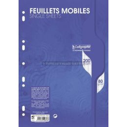 Feuilles mobiles 200 pages forever seyes perfores a4