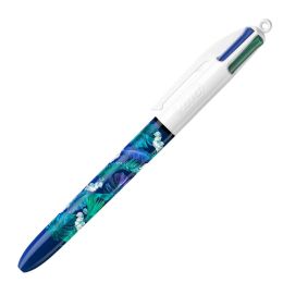 Stylo bille bic 4 couleurs botanical