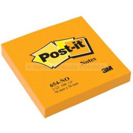 Notes post-it 76 x 76 mm orange non