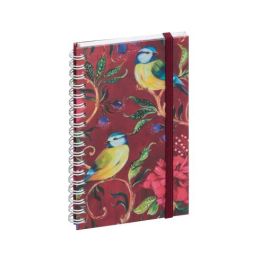 Agenda de poche sophie adde lady 16s spiral 1 semaine sur 2 pages 9 x 16 cm msanges