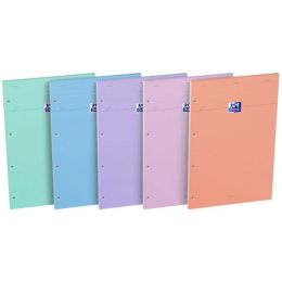 Bloc notes perfor 21 x 31,5 cm 160 pages grands carreaux