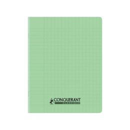 Cahier polypro 24 x 32 cm 96 pages grands carreaux vert clair