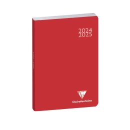 Agenda classic 1 jour par page 10 x 15 cm rouge