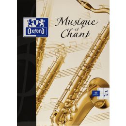 Cahier de musique 17 x 22 cm 48 pages