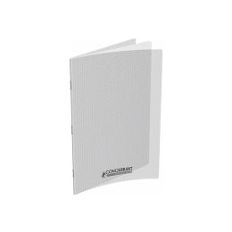 Cahier polypro 24 x 32 cm 48 pages petits carreaux transparent