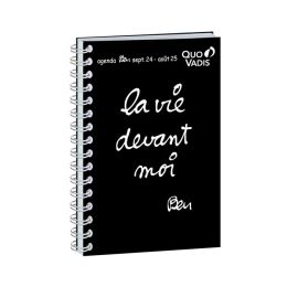 Agenda  spirale ben 1 jour par page 12 x 17 cm la vie devant moi