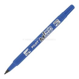 Marqueur permanent twin marker pointe 0,5 ou 0,7 mm bleu