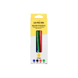 4 stylos gel effaables couleurs assorties