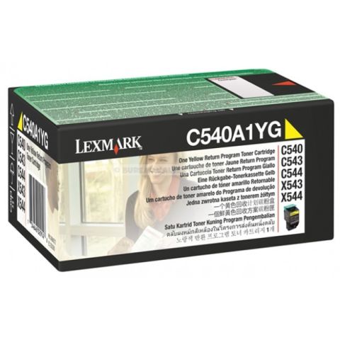 Toner laser lexmark  jaune c540a1yg