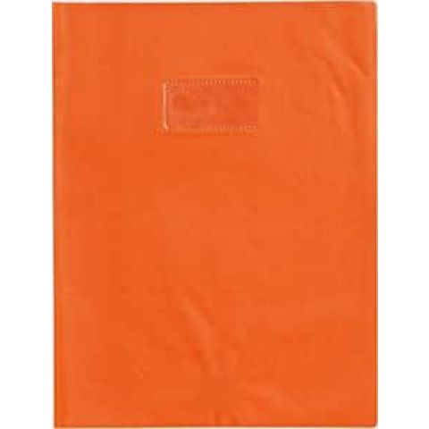 Protge cahier a4+ calligraphe orange 24 x 32 cm