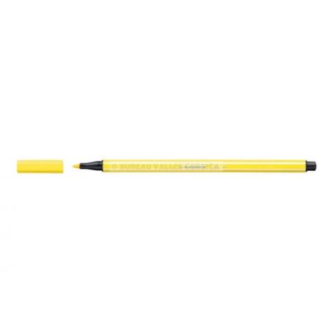 Feutres stabilo pen 68 jaune fluo