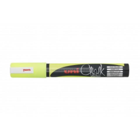 Marqueur craie effaable biseaut uni chalk marker jaune fluo 8,0 mm