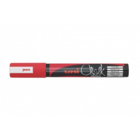 Marqueur craie uni chalk pwe-5m rouge