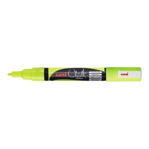 Marqueur craie uni chalk pwe-3ms pointe fine jaune