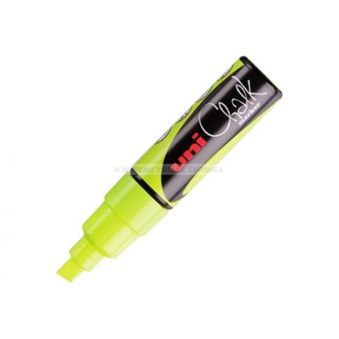 Marqueur craie noir 8mm biseau uni chalk pwe-8k