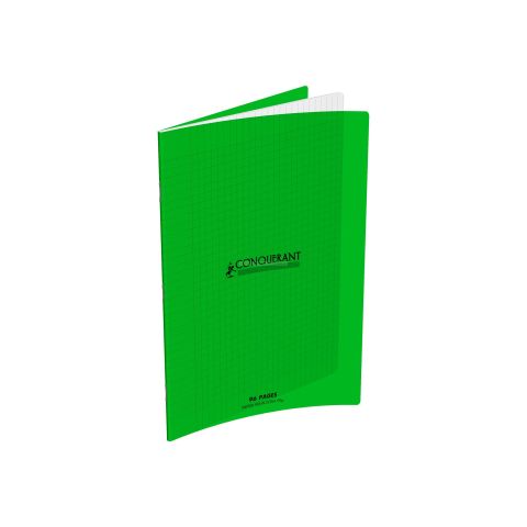 Cahier classique 24 x 32 conquerant vert  96 pages