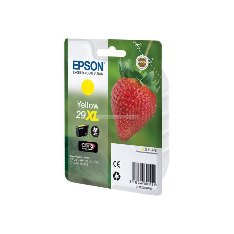 Cartouche d'encre epson  29xl jaune fraise