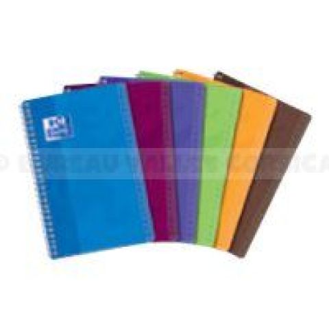 Cahier 90 x 140 petits carreaux 100 pages spirale oxford  school -