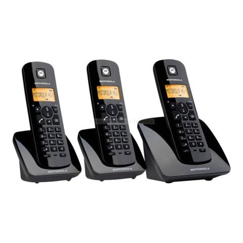 Tlphone sans fil dect motorola c403 avec 2 combins supplmentaires