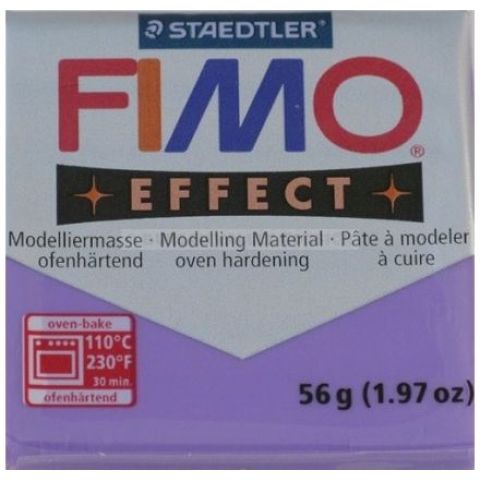 Pte  modeler fimo staedtler  effect lilas translucide 8020