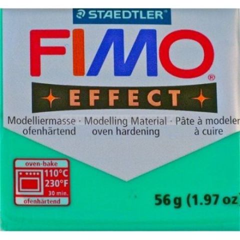 Pte  modeler staedtler fimo effect vert translucide