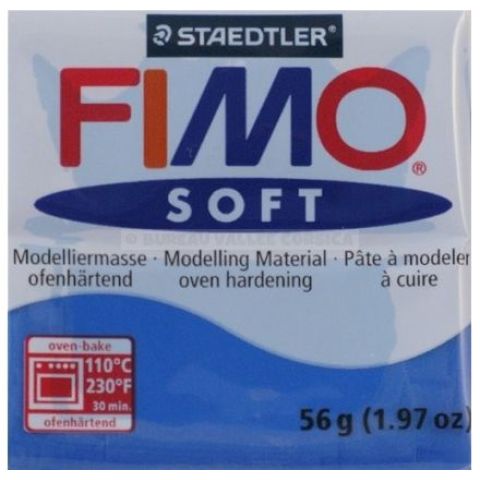 Pte  modeler staedtler  fimo soft bleu brillant