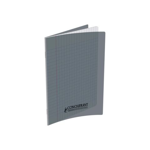 Cahier classique  a5+ 96 pages conquerant gris