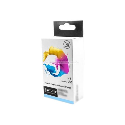 Cartouche d'encre switch compatible hp 302xl couleur