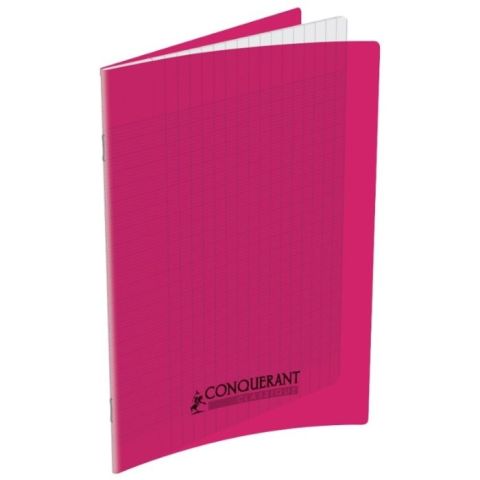 Cahier polypro 17 x 22 cm 96 pages grands carreaux