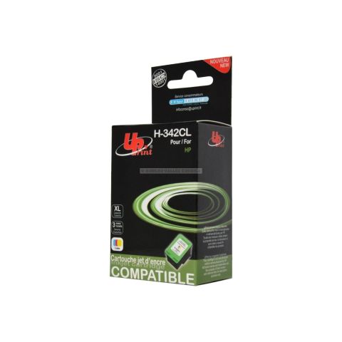 Cartouche d'encre uprint h-342cl xl couleur compatible hp 342