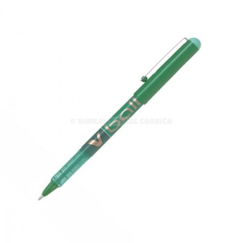 Stylo-roller v-ball 1.0 encre liquide pointe large vert