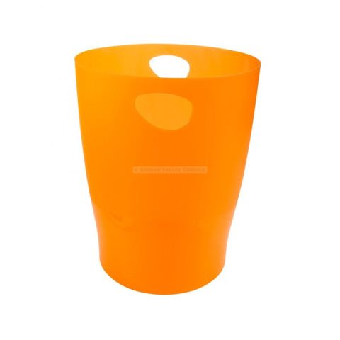 Corbeille  papier ecobin orange 15 litres