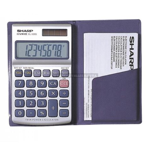 Calculatrice de poche sharp 4 oprations el326