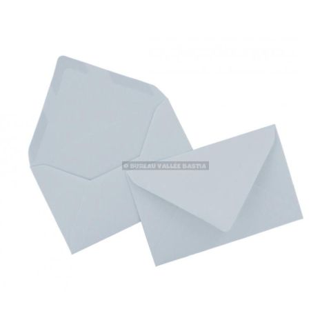 50 enveloppes de visite 90 x 140 mm blanc 100 g gommes