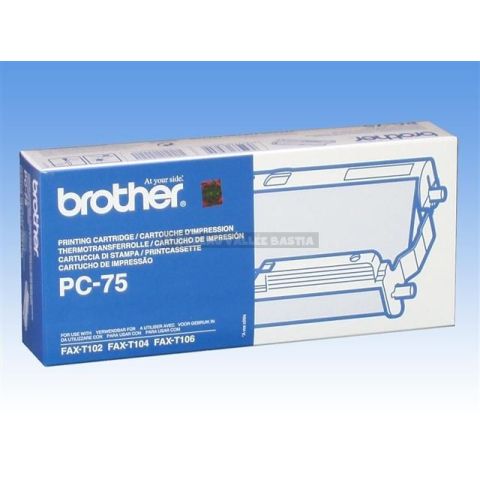 Ruban brother pc75 pour fax t102/104 144p