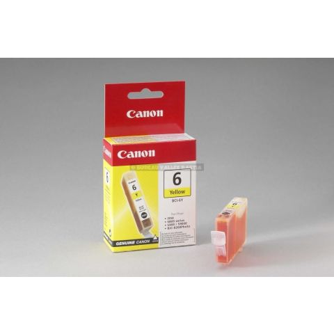 Cartouche d'encre canon bci6 jaune 4708a002