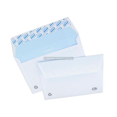 100 enveloppes c6 114 x 162 mm auto-adhsives nf pefc